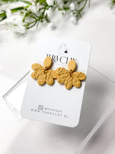 Load image into Gallery viewer, The Layered Floral Dangles (also in silver)