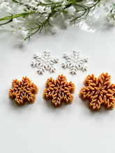 Load image into Gallery viewer, Snowflake #2 Detailed Polymer Clay Cutter | Christmas Cutters