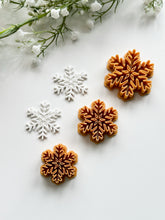 Load image into Gallery viewer, Snowflake #2 Detailed Polymer Clay Cutter | Christmas Cutters