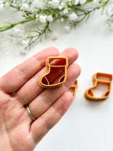 Load image into Gallery viewer, Christmas Stocking Polymer Clay Cutter | Christmas Cutters