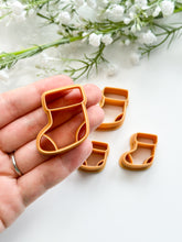 Load image into Gallery viewer, Christmas Stocking Polymer Clay Cutter | Christmas Cutters