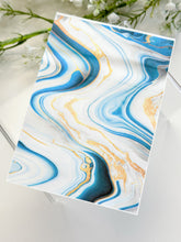 Load image into Gallery viewer, Transfer Paper 402 Marble Blue and White | Image Water Transfer
