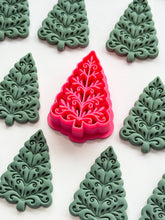 Load image into Gallery viewer, Christmas Tree Folk Art Polymer Clay Cutter PCC1914