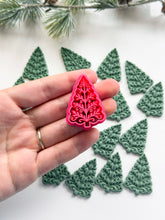 Load image into Gallery viewer, Christmas Tree Folk Art Polymer Clay Cutter PCC1914