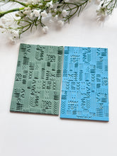 Load image into Gallery viewer, Folk Marks Texture Mat for Polymer Clay