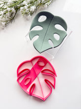 Load image into Gallery viewer, Monstera Leaf #2 Trinket Dish/Coaster Clay Cutter