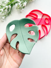 Load image into Gallery viewer, Monstera Leaf #2 Trinket Dish/Coaster Clay Cutter