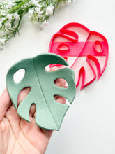 Load image into Gallery viewer, Monstera Leaf #2 Trinket Dish/Coaster Clay Cutter