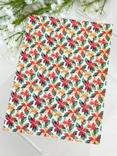 Load image into Gallery viewer, Transfer Paper 731 Red & Gold Poinsettia | Image Water Transfer