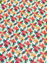 Load image into Gallery viewer, Transfer Paper 731 Red & Gold Poinsettia | Image Water Transfer