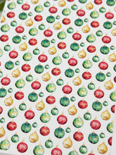 Load image into Gallery viewer, Transfer Paper 733 Red, Green & Yellow Baubles | Image Water Transfer