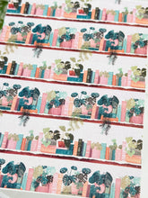 Load image into Gallery viewer, Transfer Paper 765 Snowy Bookshelf with Plants | Image Water Transfer