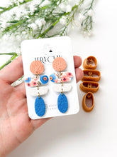 Load image into Gallery viewer, Quadruple Pebble Dangle #2 with Drill Guides Polymer Clay Cutter PCC1800