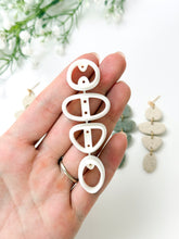 Load image into Gallery viewer, Quadruple Pebble Dangle #1 with Drill Guides Polymer Clay Cutter PCC1801