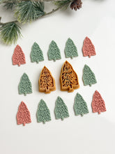 Load image into Gallery viewer, Christmas Tree Detailed Polymer Clay Cutter PCC1920