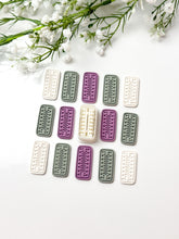 Load image into Gallery viewer, Detailed Rectangle Polymer Clay Cutter PCC1811