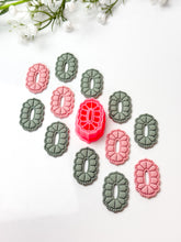 Load image into Gallery viewer, Boho Pointy Oval Donut Polymer Clay Cutter PCC1812