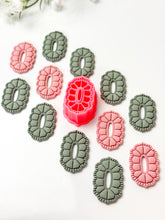 Load image into Gallery viewer, Boho Pointy Oval Donut Polymer Clay Cutter PCC1812