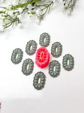 Load image into Gallery viewer, Boho Pointy Oval Donut Polymer Clay Cutter PCC1812