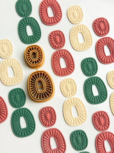 Load image into Gallery viewer, Duo Oval Boho Set Polymer Clay Cutters PCC1874