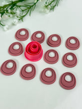 Load image into Gallery viewer, Detailed Round Donut Polymer Clay Cutter PCC1873