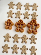 Load image into Gallery viewer, Gingerbread Man Detailed Polymer Clay Cutter PCC1882