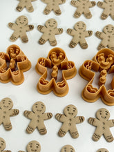 Load image into Gallery viewer, Gingerbread Man Detailed Polymer Clay Cutter PCC1882