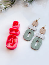 Load image into Gallery viewer, Triple Dangle with Drill Guides Polymer Clay Cutters Set