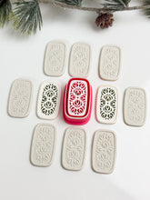 Load image into Gallery viewer, Embossed Detailed Oval Polymer Clay Cutter PCC1875