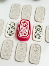 Load image into Gallery viewer, Embossed Detailed Oval Polymer Clay Cutter PCC1875