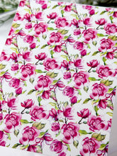 Load image into Gallery viewer, Transfer Paper 622 Red Florals | Image Water Transfer