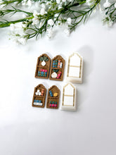 Load image into Gallery viewer, Bookshelf Art Deco Polymer Clay Cutter PCC1822