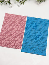 Load image into Gallery viewer, Linear Mosaic Texture Mat for Polymer Clay