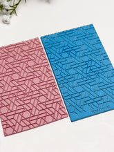 Load image into Gallery viewer, Linear Mosaic Texture Mat for Polymer Clay