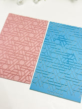 Load image into Gallery viewer, Linear Mosaic Texture Mat for Polymer Clay
