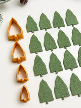 Load image into Gallery viewer, Organic Christmas Tree Polymer Clay Cutter PCC1887