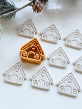 Load image into Gallery viewer, Gingerbread House Polymer Clay Cutter PCC1879