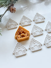 Load image into Gallery viewer, Gingerbread House Polymer Clay Cutter PCC1879