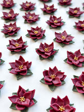 Load image into Gallery viewer, The Poinsettia Flowers (also in silver)