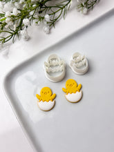 Load image into Gallery viewer, Chick in Egg Polymer Clay Cutter PCC1804