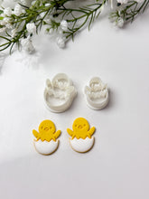 Load image into Gallery viewer, Chick in Egg Polymer Clay Cutter PCC1804