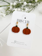 Load image into Gallery viewer, The Mini Pumpkin Dangles (also in silver)