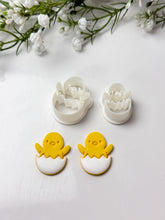 Load image into Gallery viewer, Chick in Egg Polymer Clay Cutter PCC1804