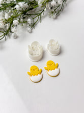 Load image into Gallery viewer, Chick in Egg Polymer Clay Cutter PCC1804