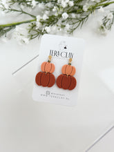 Load image into Gallery viewer, The Pumpkin Stack Dangles (also in silver)