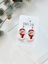 Load image into Gallery viewer, The Snowman Dangles (also in silver)