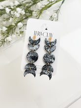 Load image into Gallery viewer, The Long Moon Phase Dangles (also in silver)