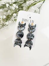 Load image into Gallery viewer, The Long Moon Phase Dangles (also in silver)