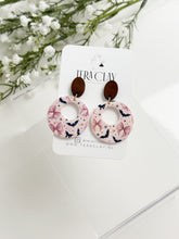 Load image into Gallery viewer, The Coquette Bat Donut Dangles (also in silver)