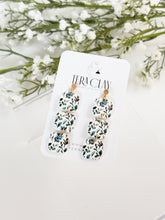Load image into Gallery viewer, The Triple Leafy Green Dangles (also in silver)